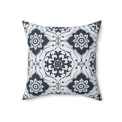 Lisbon Noir Throw Pillow