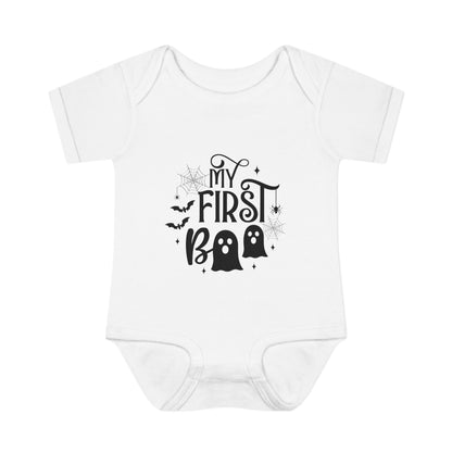 My First Boo Infant Baby Rib Bodysuit