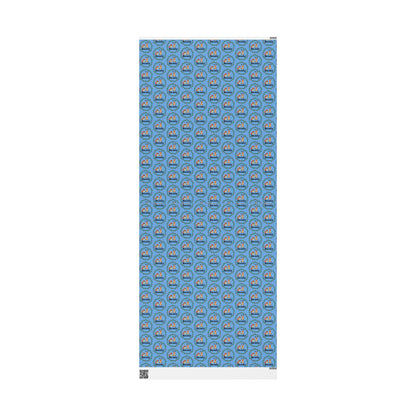 Cute Reindeer Wreath Custom Wrapping Paper (Randy)