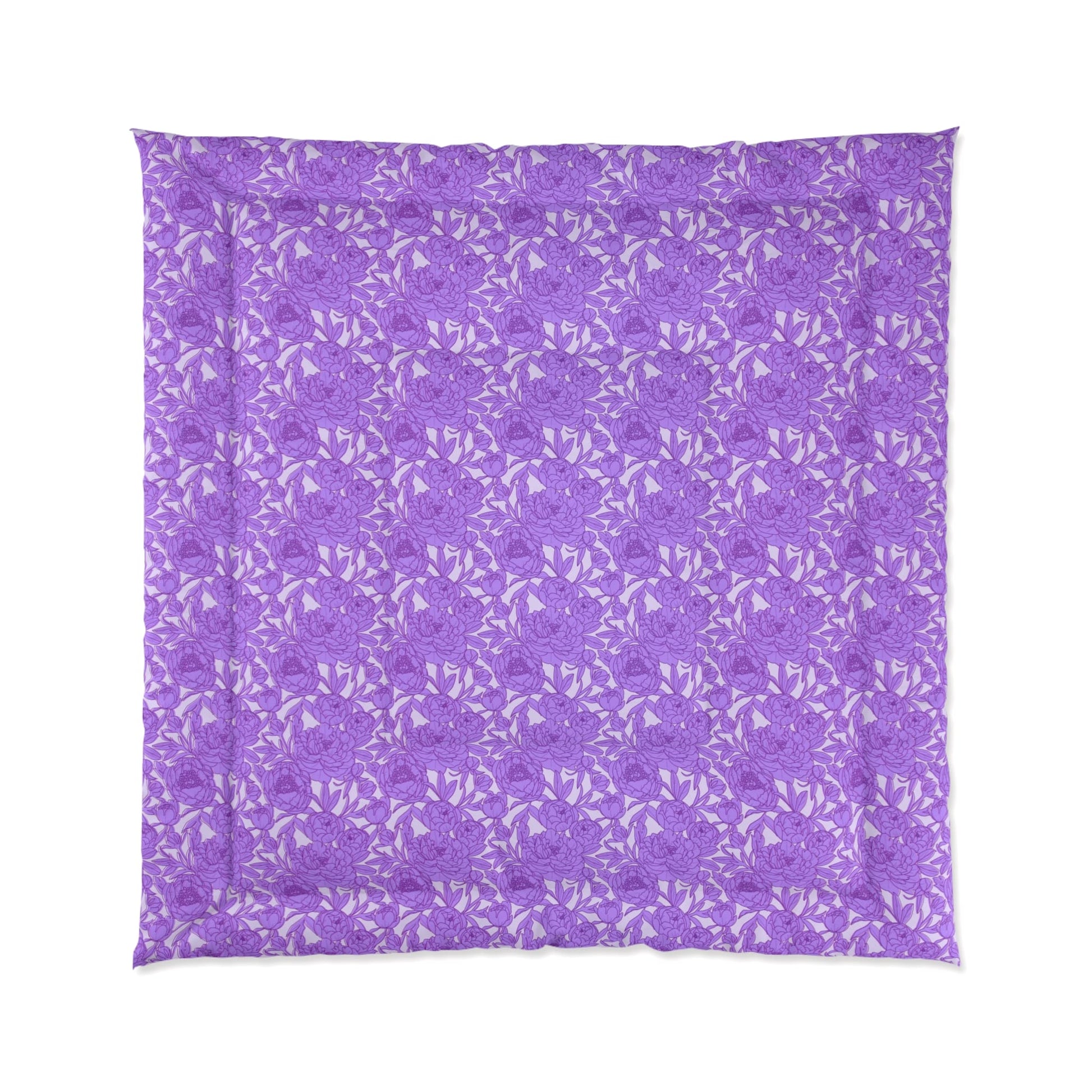 Lavender Peony Symphony Basic Bedding Set