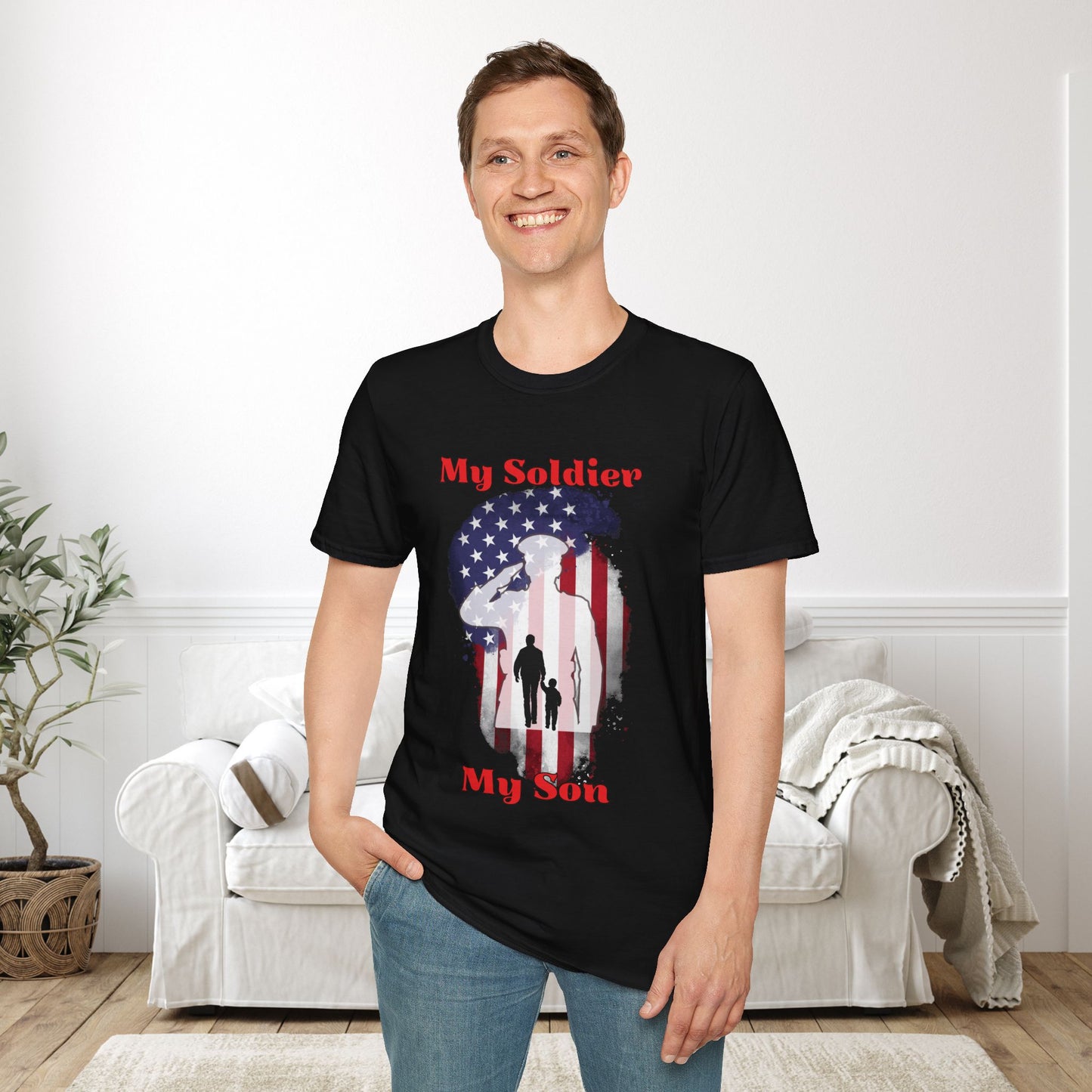 My Soldier My Son (Dad) Adult T-shirt
