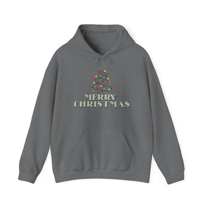 Merry Christmas Adult Heavy Blend™ Hooded Sweatshirt