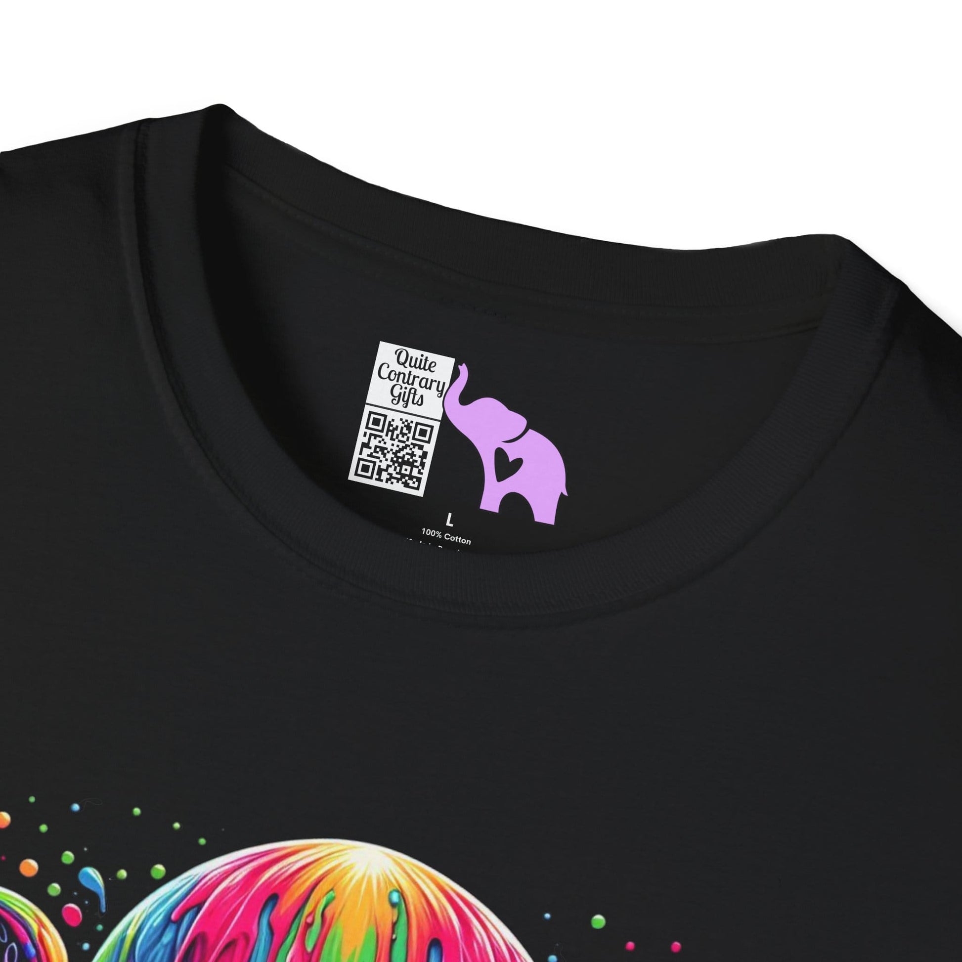 Colorful Skeleton Octopus Adult T-shirt