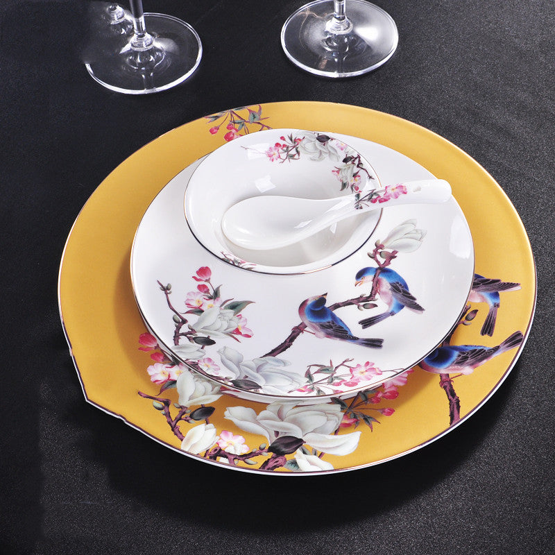 Bone China Ceramic Dinnerware Set