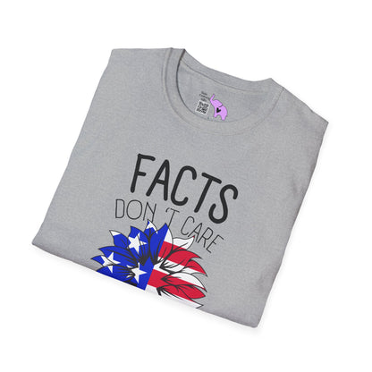 Facts Don't Care About Your Feelings American Flag Adult T-shirt