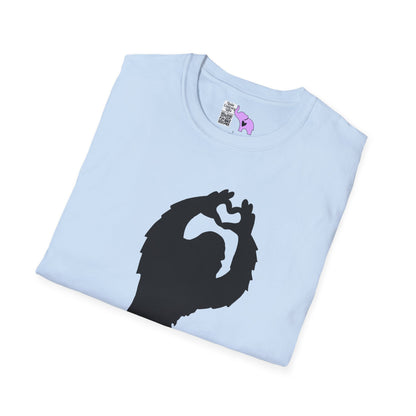 Bigfoot Loves You Adult T-shirt