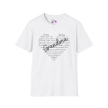 Grandma Descriptive Words Adult T-shirt