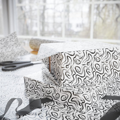 Grunge Scribbles Wrapping Paper