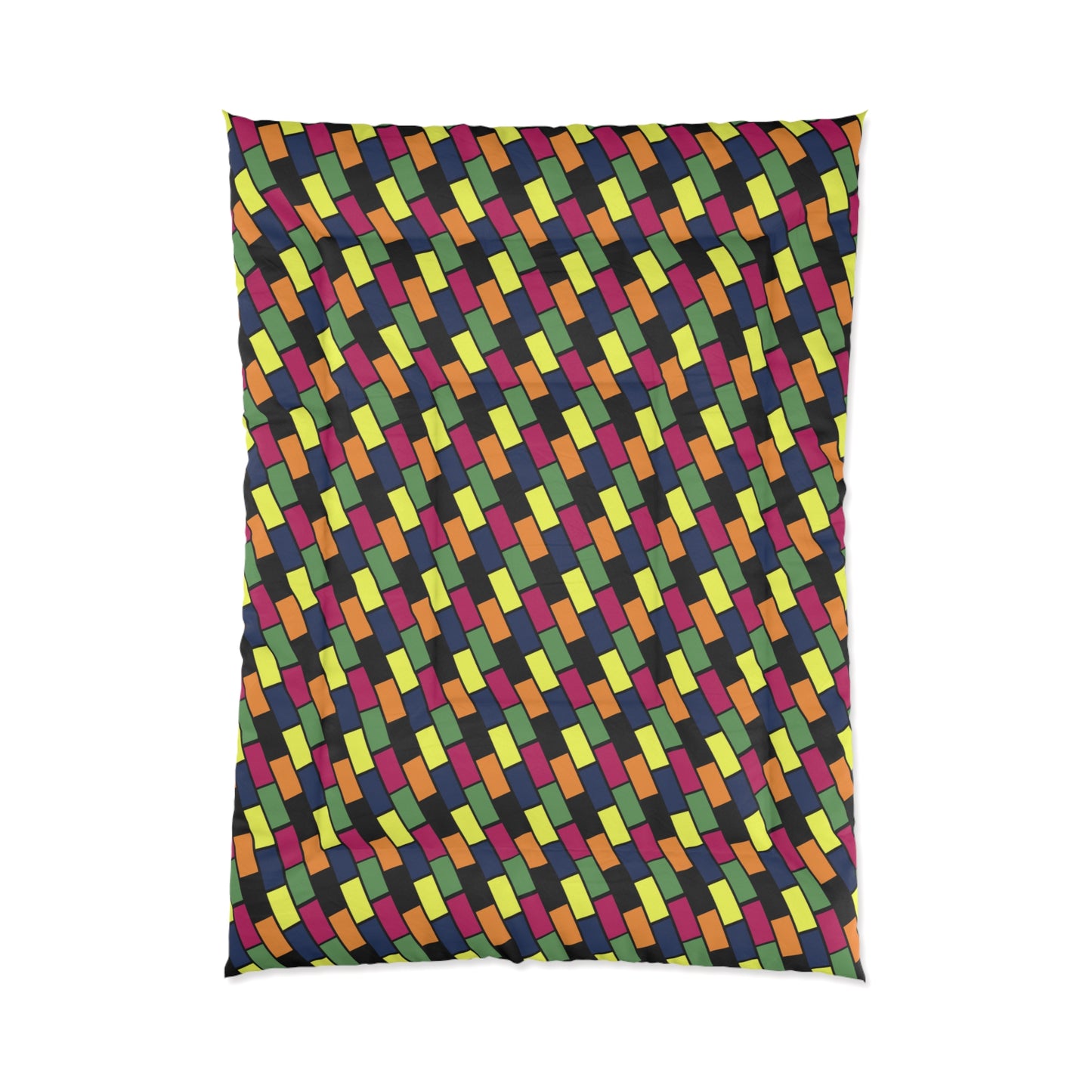 Colorful Bricks Comforter