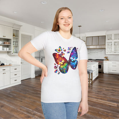 Colorful Butterflies Adult T-shirt