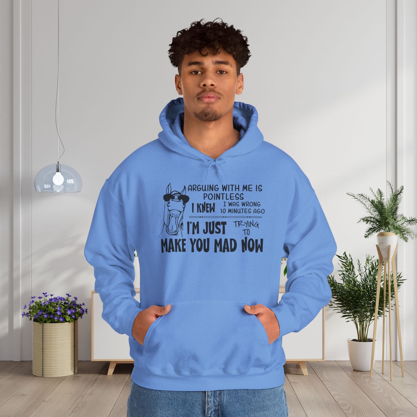 Arguing With Me is Pointless... Heavy Blend™ Hooded Sweatshirt