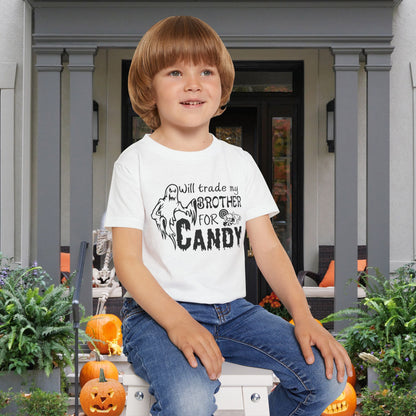 Will Trade My Brother For Candy Heavy Cotton™ Toddler T-shirt