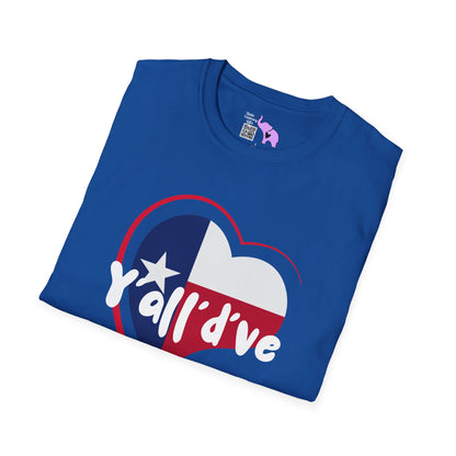 Texas Y'all'd've Adult T-shirt