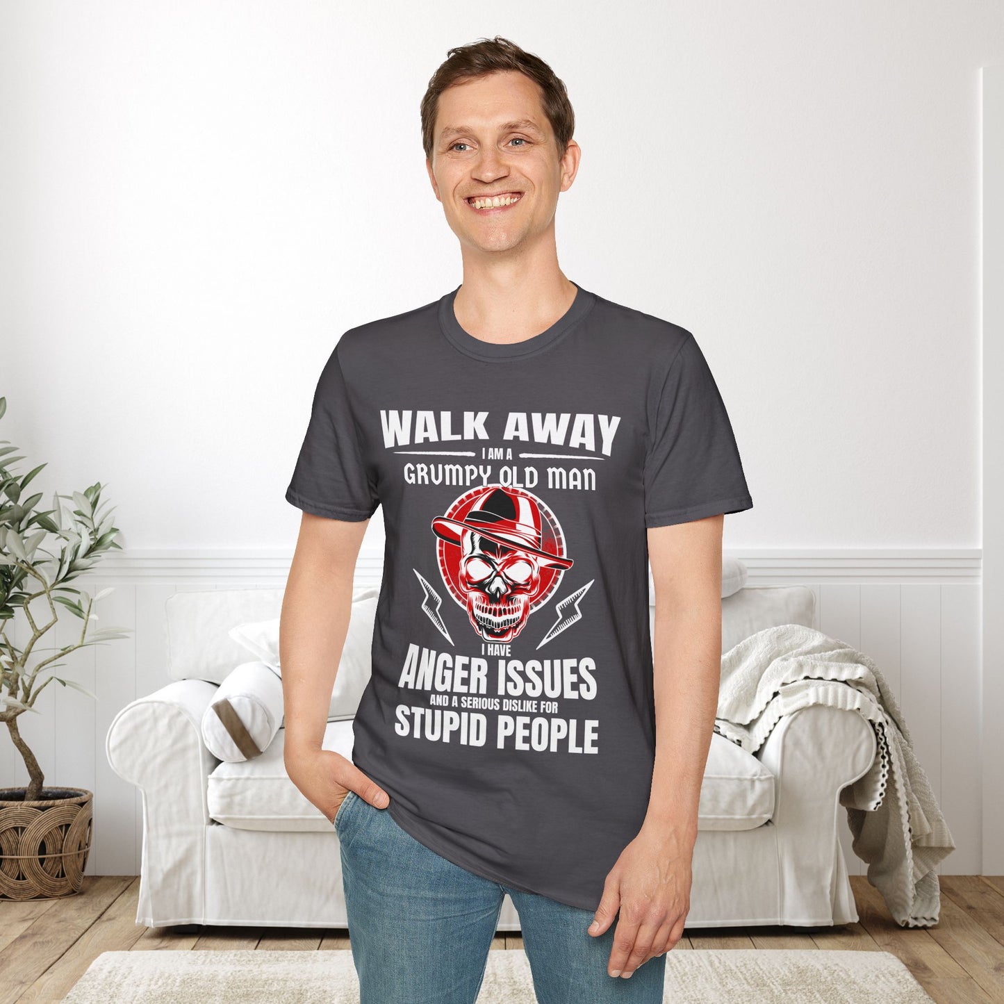 Walk Away I Am A Grumpy Old Man... Adult T-shirt