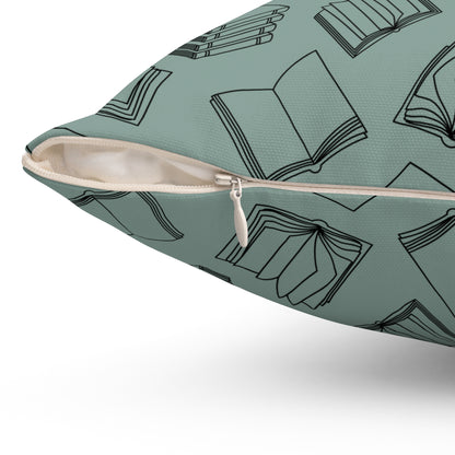 Books Books Books Throw Pillow