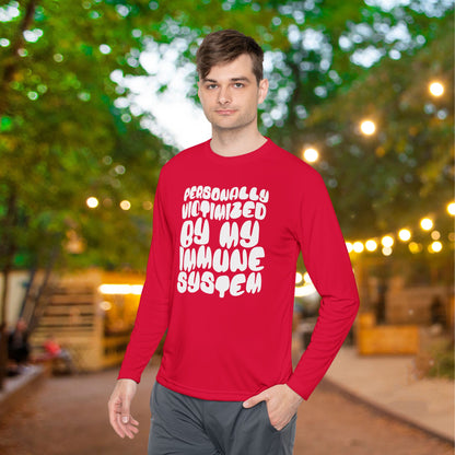 Personally Victimized By My Immune System Adult Long Sleeve Tee