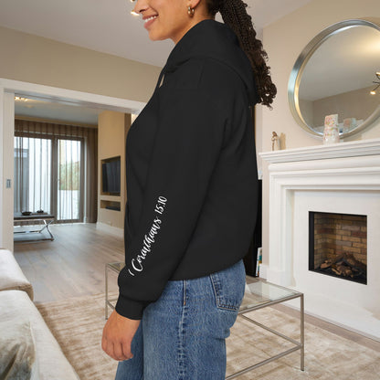 ""Try Jesus Not Me 1 Corinthians 15:10 Heavy Blend™ Hooded Sweatshirt