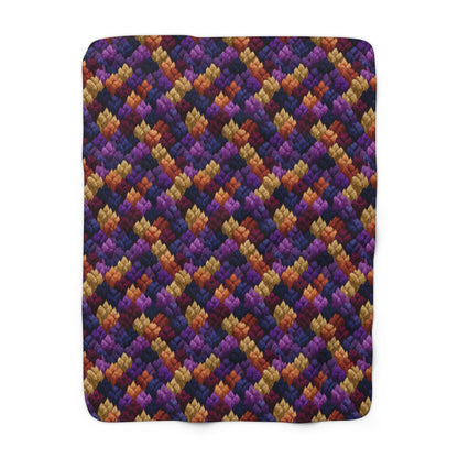 Velour Garden Fleece Blanket