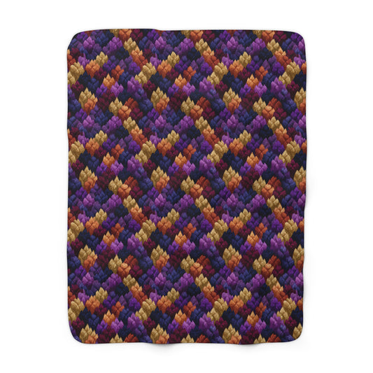 Velour Garden Fleece Blanket