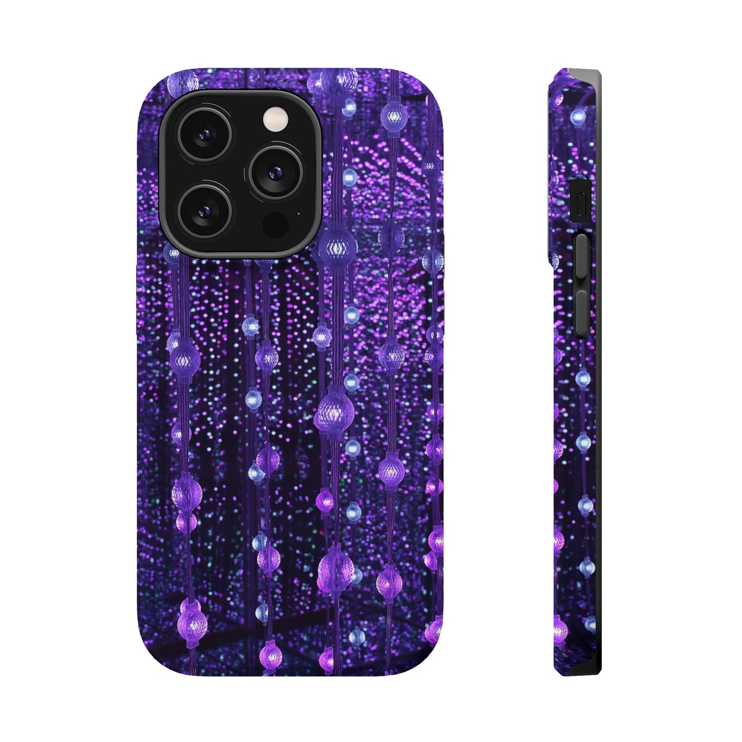 Purple Raindrops MagSafe® Compatible Tough Case for iPhone
