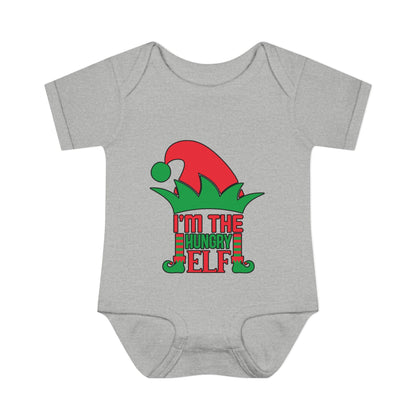 I'm The Hungry Elf Infant Baby Rib Bodysuit