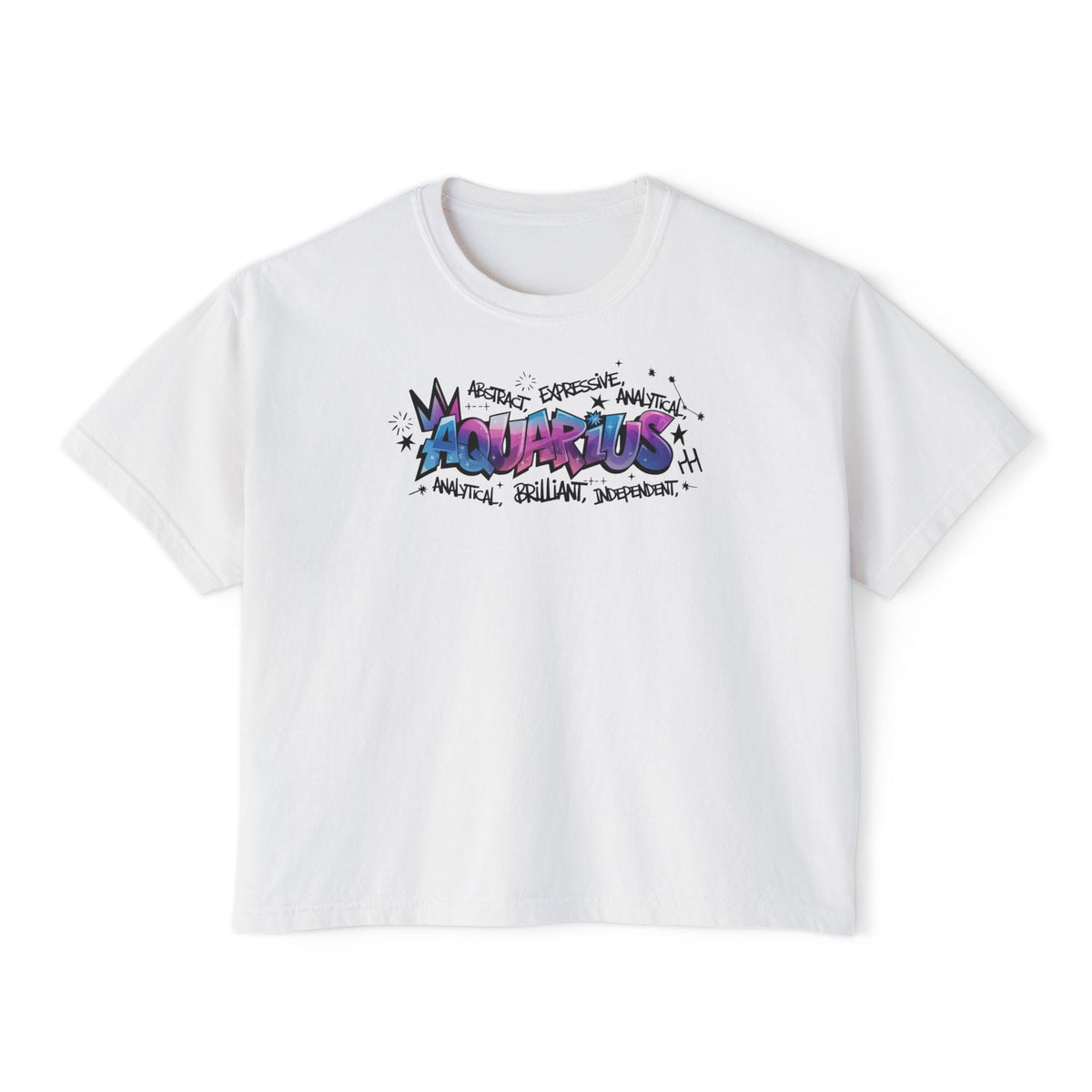 Aquarius Street Art Women's Boxy Tee
