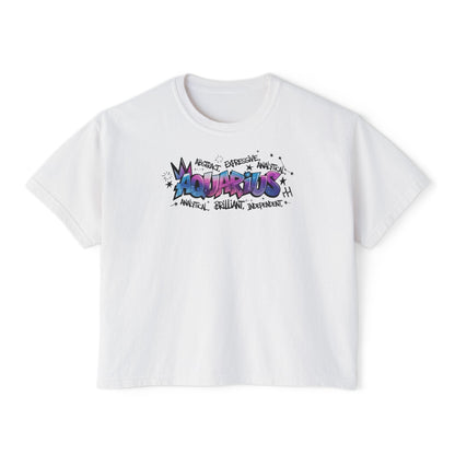 Aquarius Street Art Women's Boxy Tee