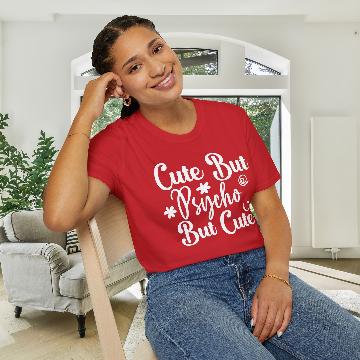 Cute But Psycho But Cute Adult T-shirt
