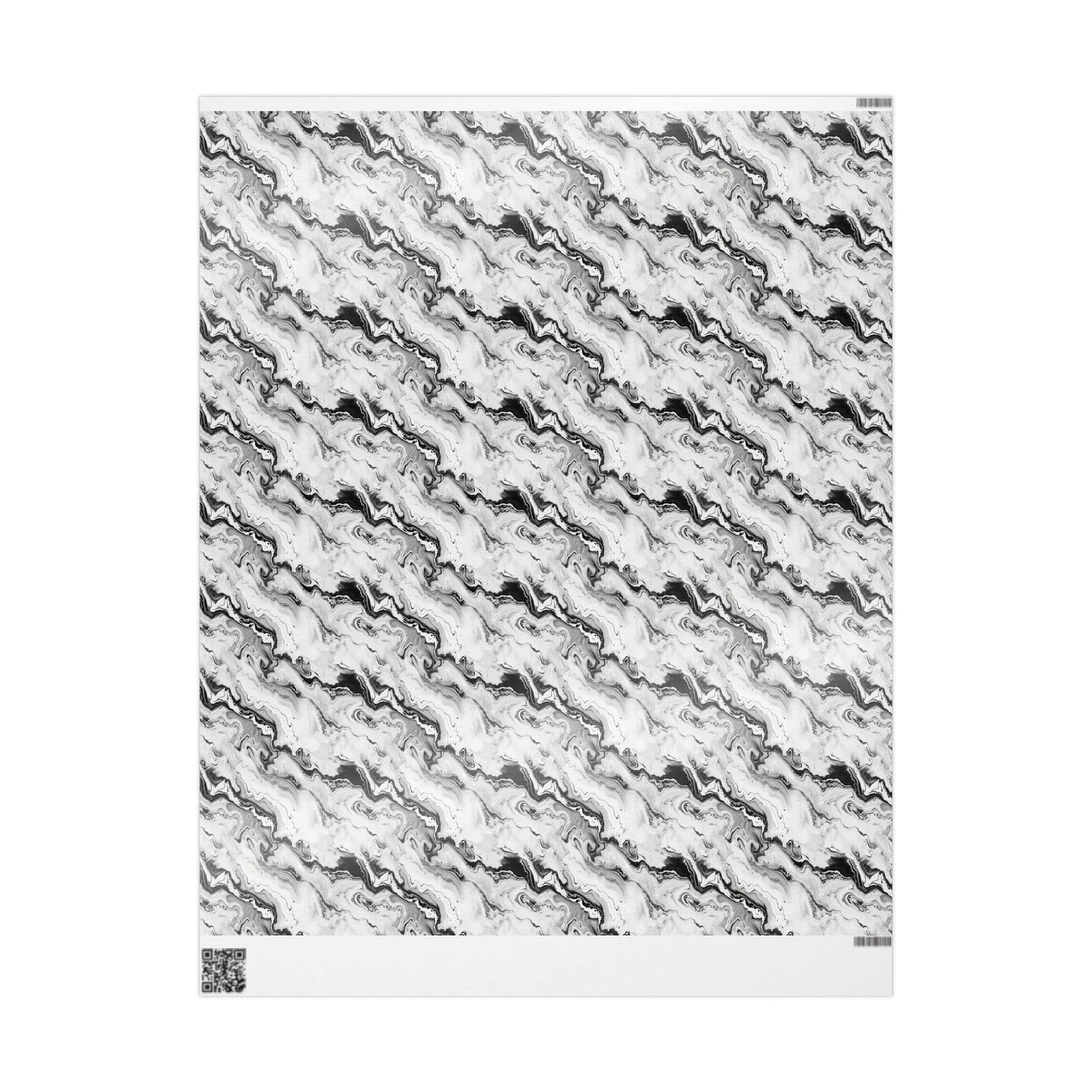 Frost Veil Marble Wrapping Paper