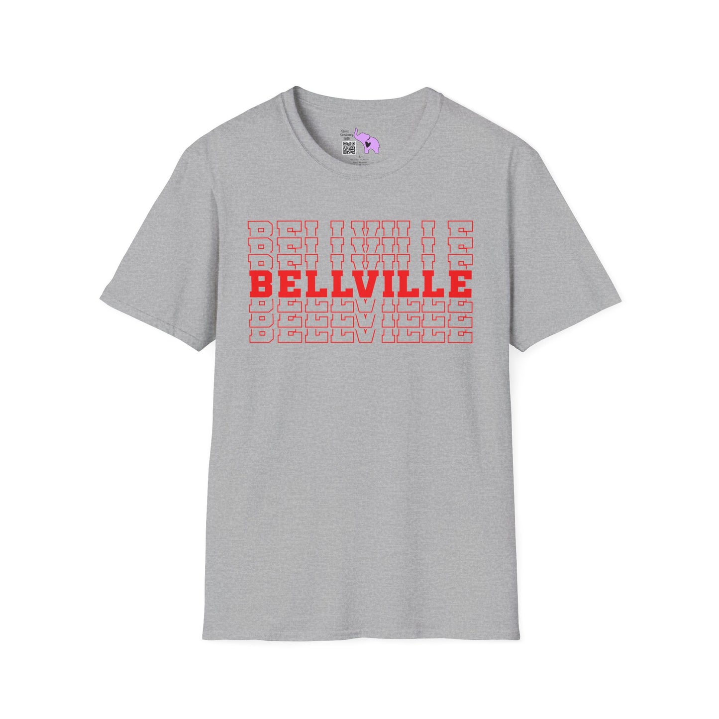 Bellville (Stacked) Adult T-shirt
