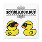 Scrub A Dub Dub w/Ducks Canvas Art