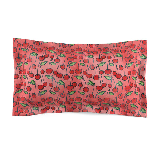 Cherry Bombshell Microfiber Pillow Sham