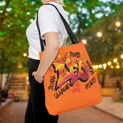 Leo Street Art Canvas Tote Bag