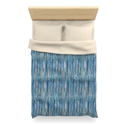 Ocean Drizzle Microfiber Duvet Cover