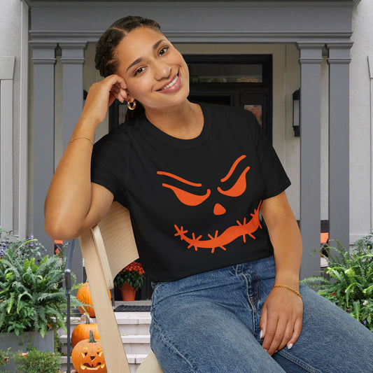 Loopy Jack-O-Lantern Adult Unisex Tshirt