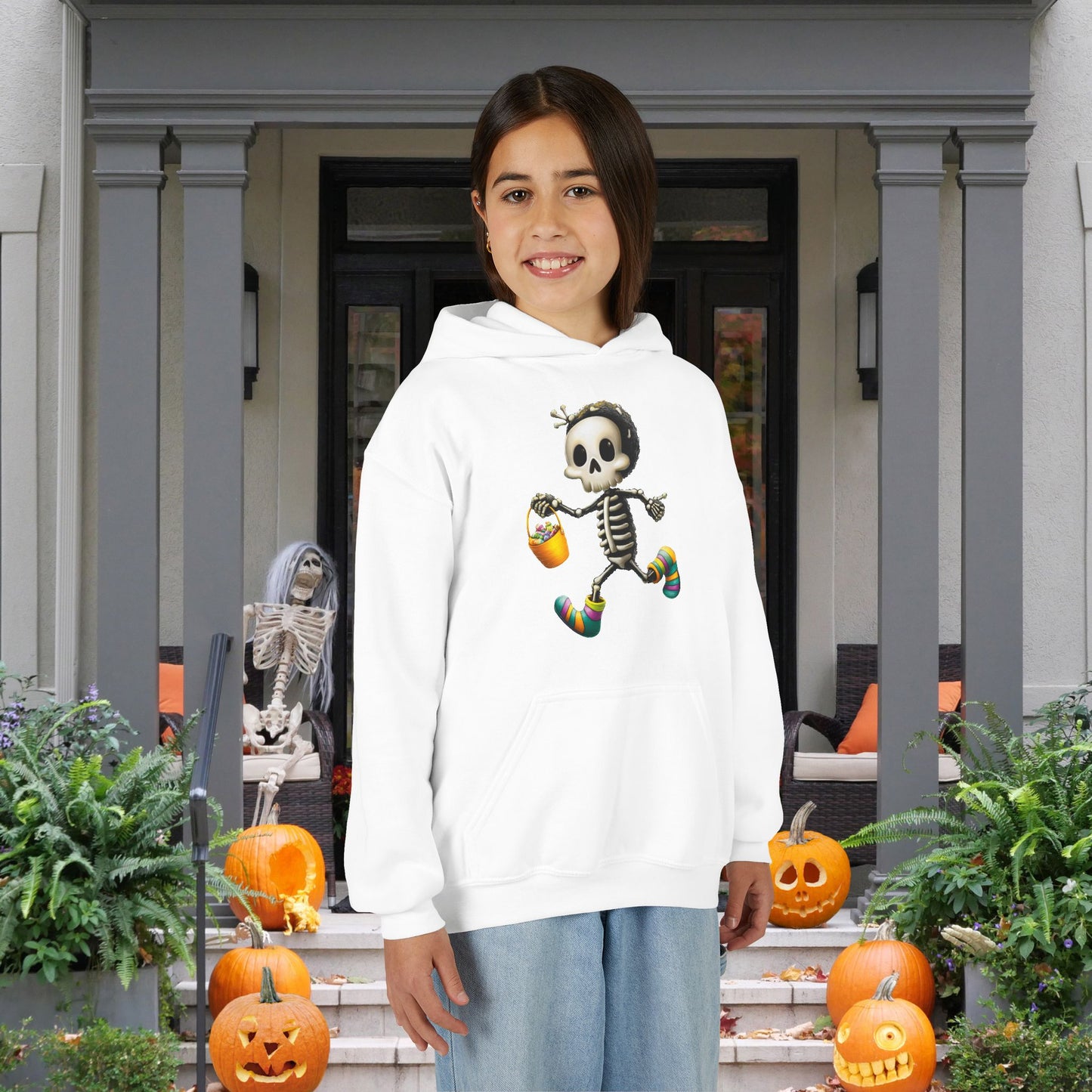 Bonesy Boo Youth Hoodie