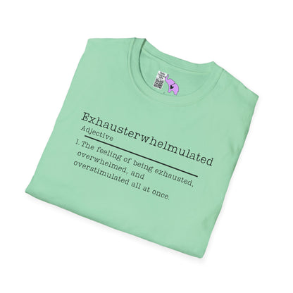 Exhausterwhelmulated Definition Adult T-shirt