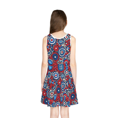 Patriot Pulse Girls' Sleeveless Sundress
