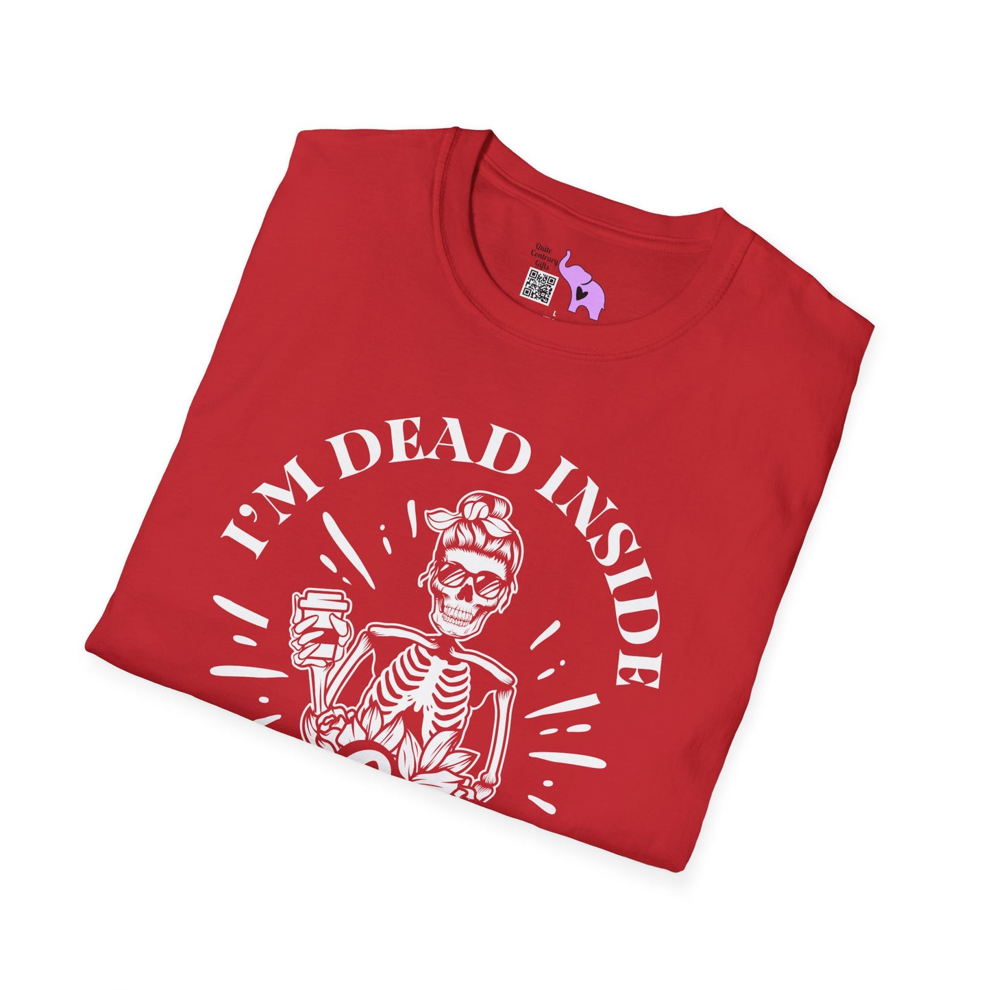 I'm Dead Inside But Coffee Helps Adult T-shirt