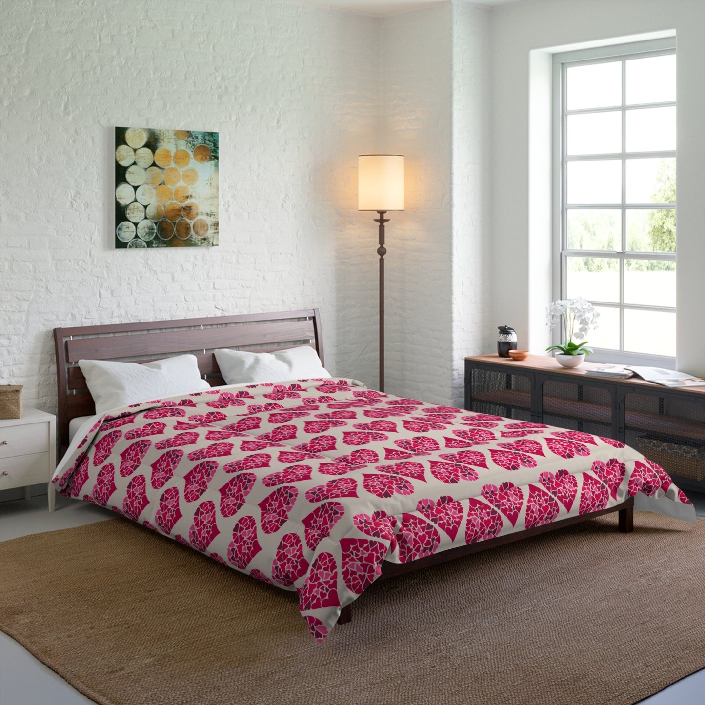 Simple Hearts Comforter