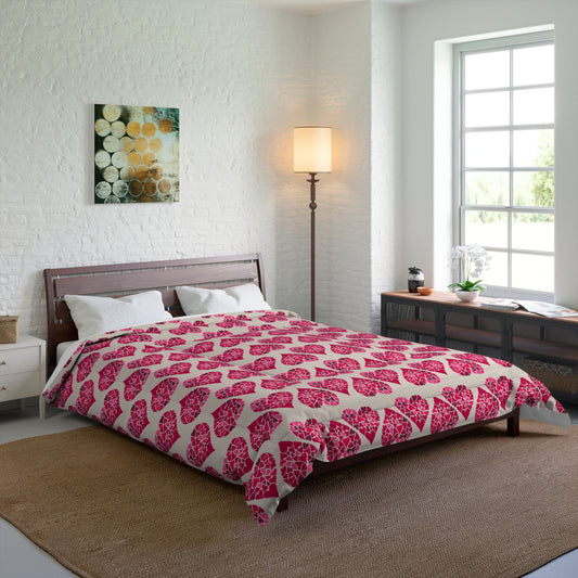 Simple Hearts Comforter