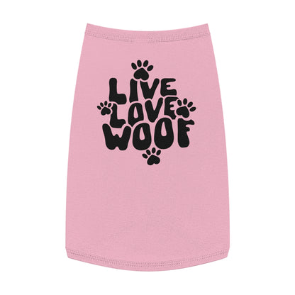 Live Love Woof Pet Tank Top