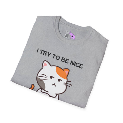 I Try To Be Nice But People Are Stupid T-shirt