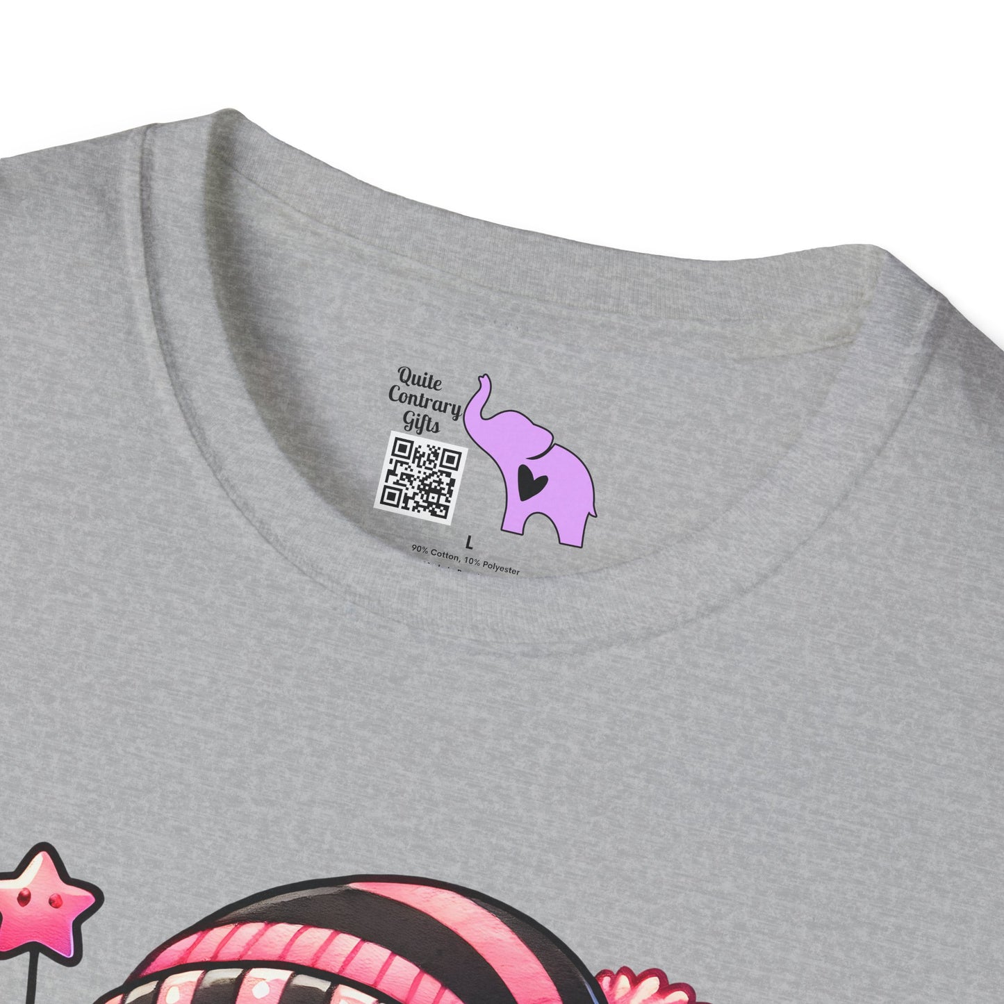 Cute Ghost w/Pumpkin and Pink Drink Adult T-shirt