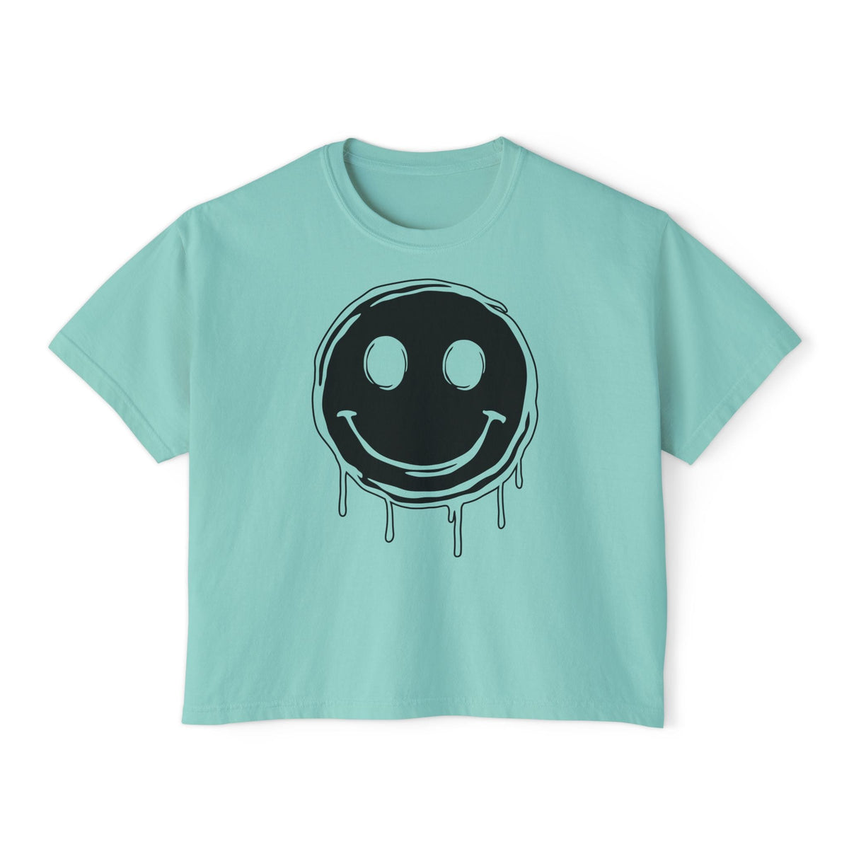 Melty Smiley Face Women's Boxy Tee