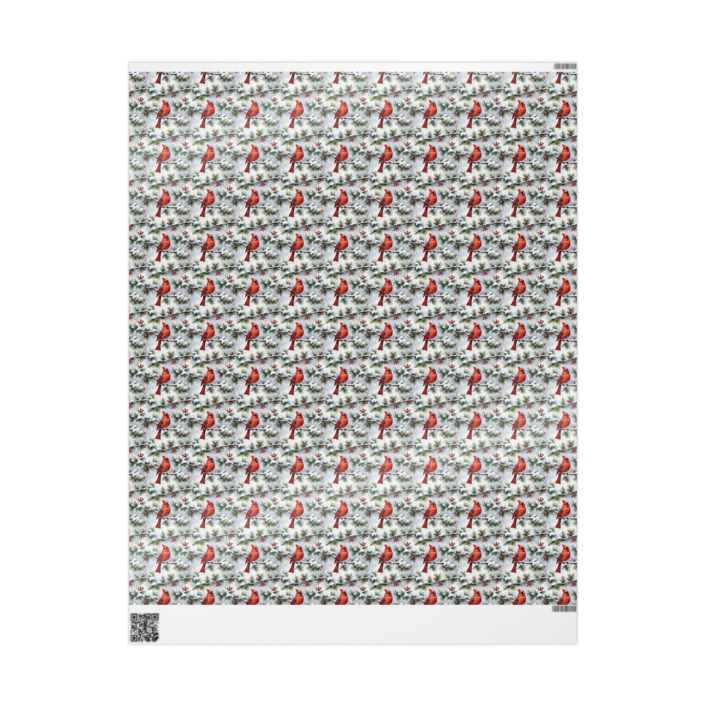 Cardinal Winter Elegance Wrapping Paper