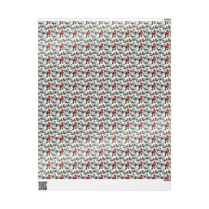 Cardinal Winter Elegance Wrapping Paper