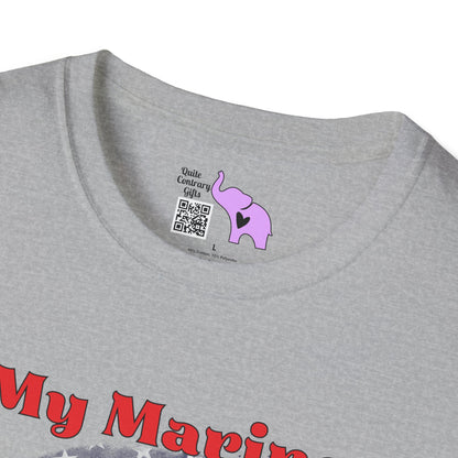 My Marine My Daughter (Dad) Adult T-shirt