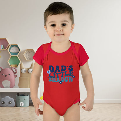 Dad's Little Shadow Infant Baby Rib Bodysuit