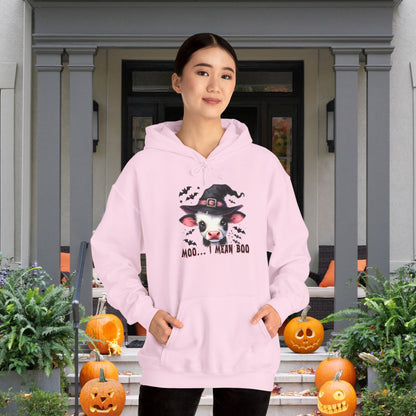 Moo I Mean Boo Heavy Blend™ Hooded Sweatshirt